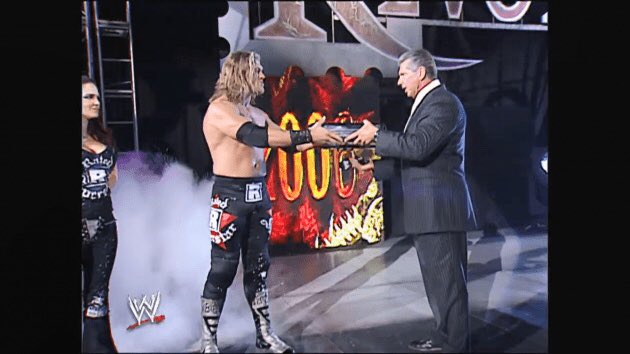 Event: New Years Revolution 2006Location: A town known for its regional expression for hamburgers.After Cena defended his title inside the Elimination Chamber, Edge cashed in his Money In The Bank briefcase and became WWE Champion! #WWE  #AlternateHistory  #AlsoReality