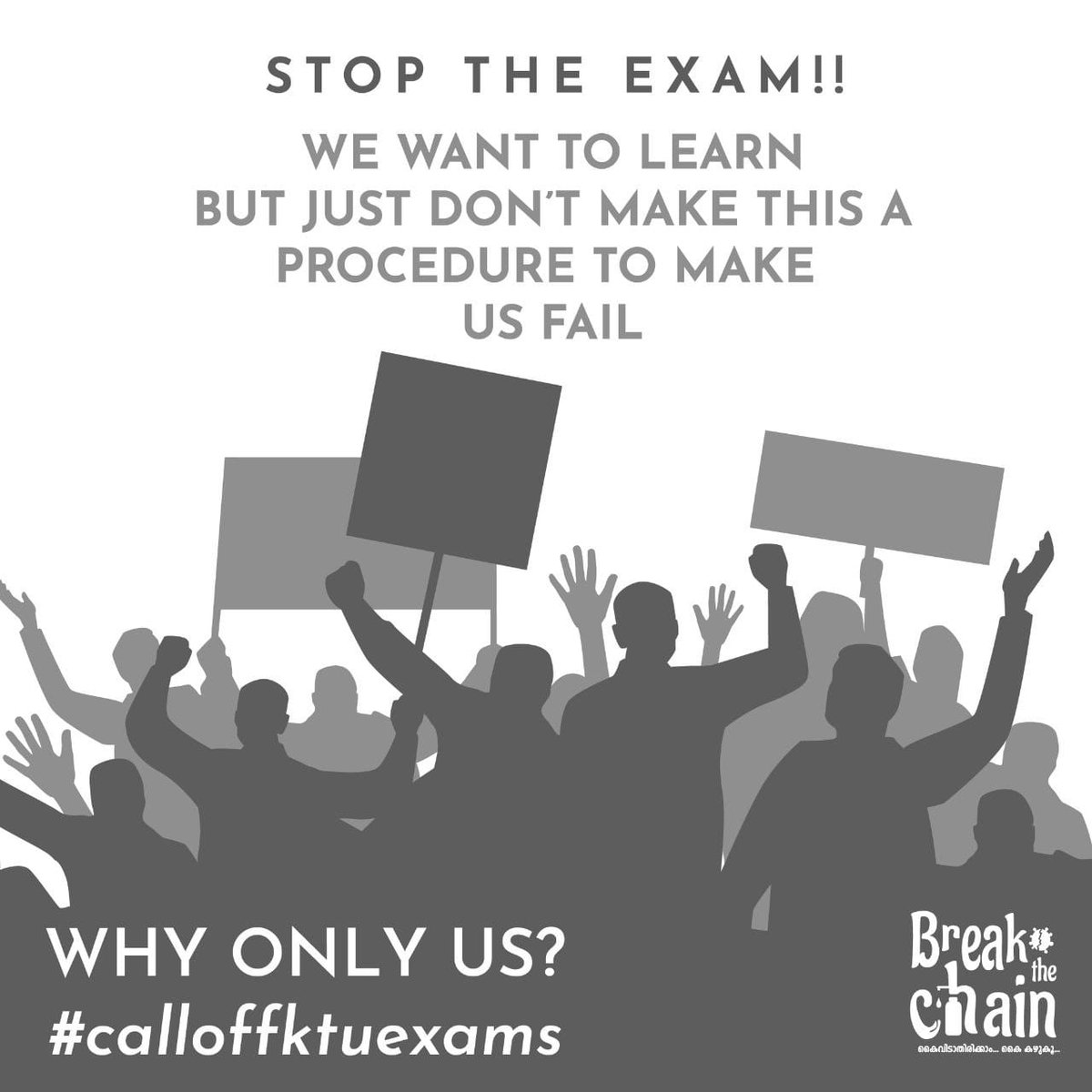 safal_refeek's tweet photo. Why should the KTU take such a hasty exam at this time?
This year's classes have not been well received. How can students who have put all their books in the hostel learn and pass the exam?KTU University Examination should be replaced with an alternative method.
#calloffktuexams https://t.co/qev29kHrJp