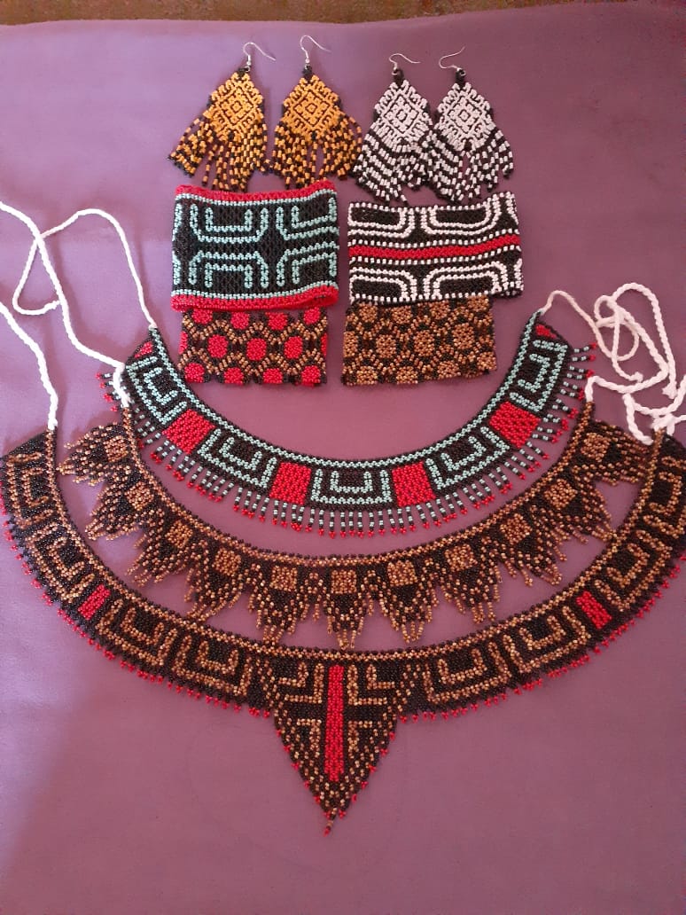 Arte das Mulheres guerreiras 
#artesanatosyamurikumã