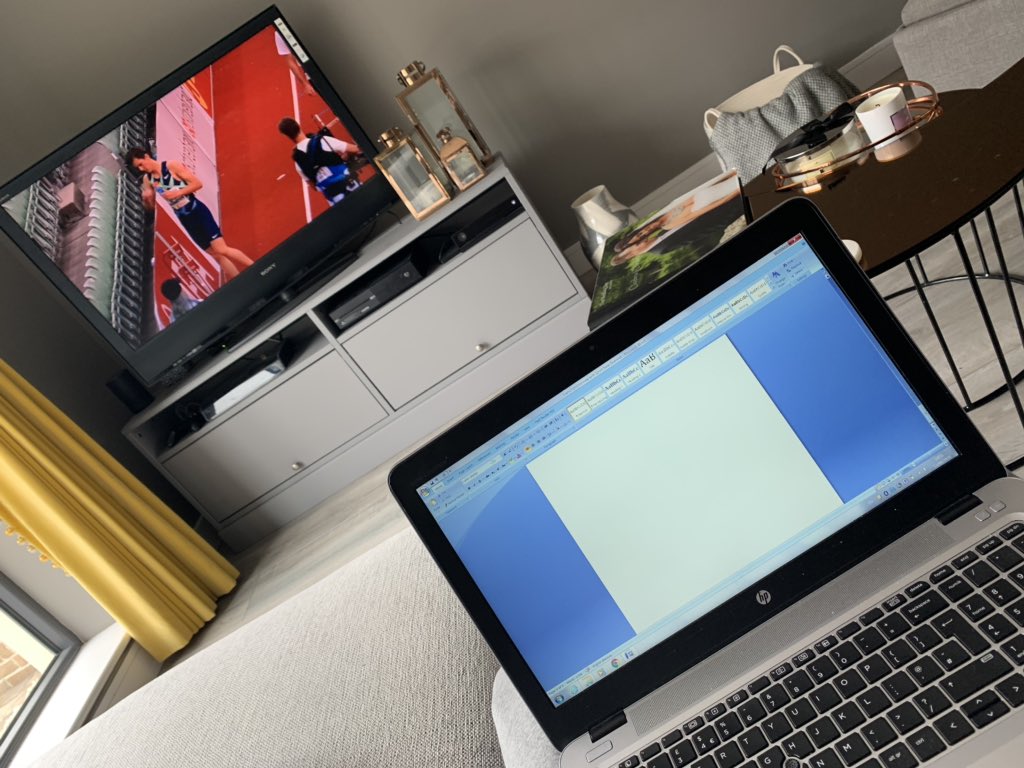DarraghC81's tweet photo. The #impossiblegames and transcribing international sports governance interviews. Sport never dies 👍💪 https://t.co/cCcN0OQoo8