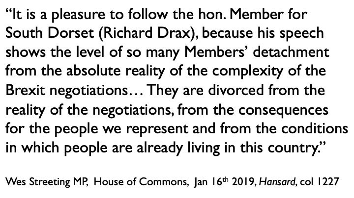 Happily, Labour MP  @WesStreeting at least pointed out that Drax was making no sense whatsoever… It is, however, difficult to shame someone without a conscience...   #resist