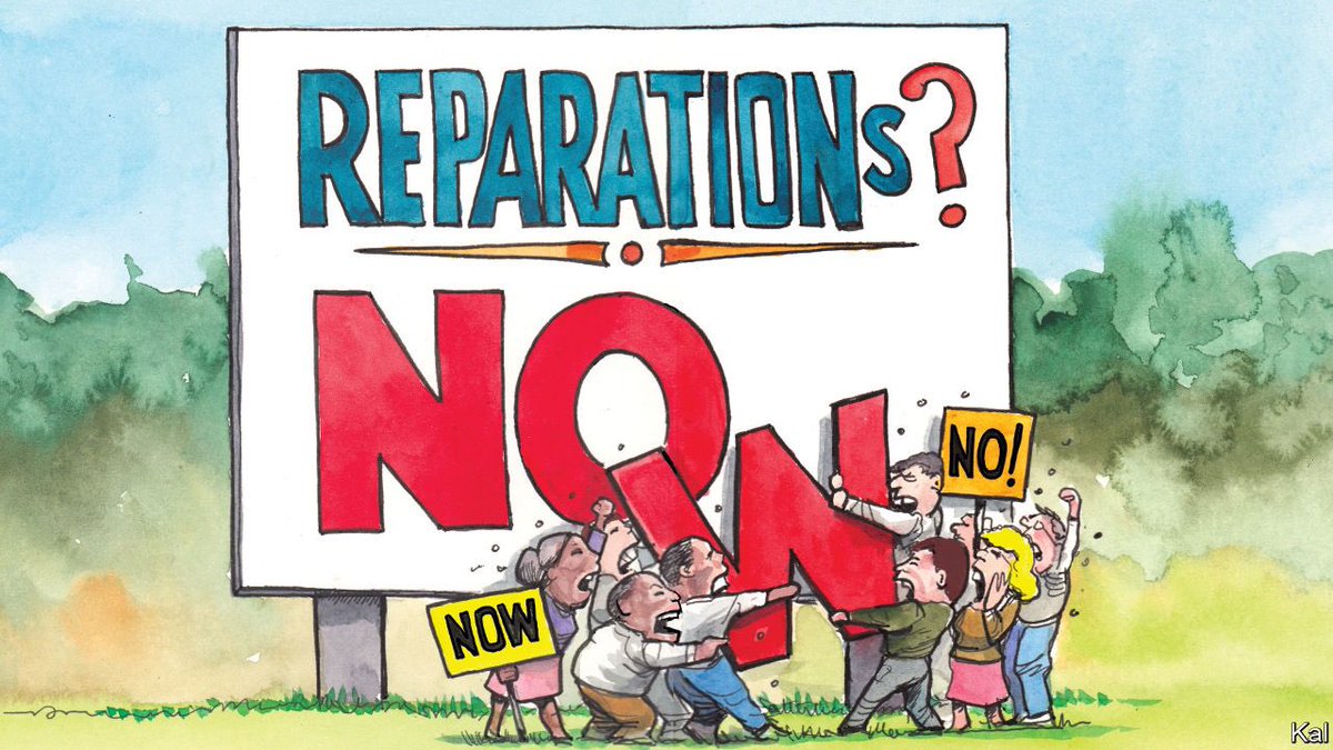 More powerfully, though, I think the driving force behind the determination to avoid the subject is one overarching terror: the fear of reparations… or, more accurately, a fear that the reparations debate may undermine their claims on wealth & power more broadly. 