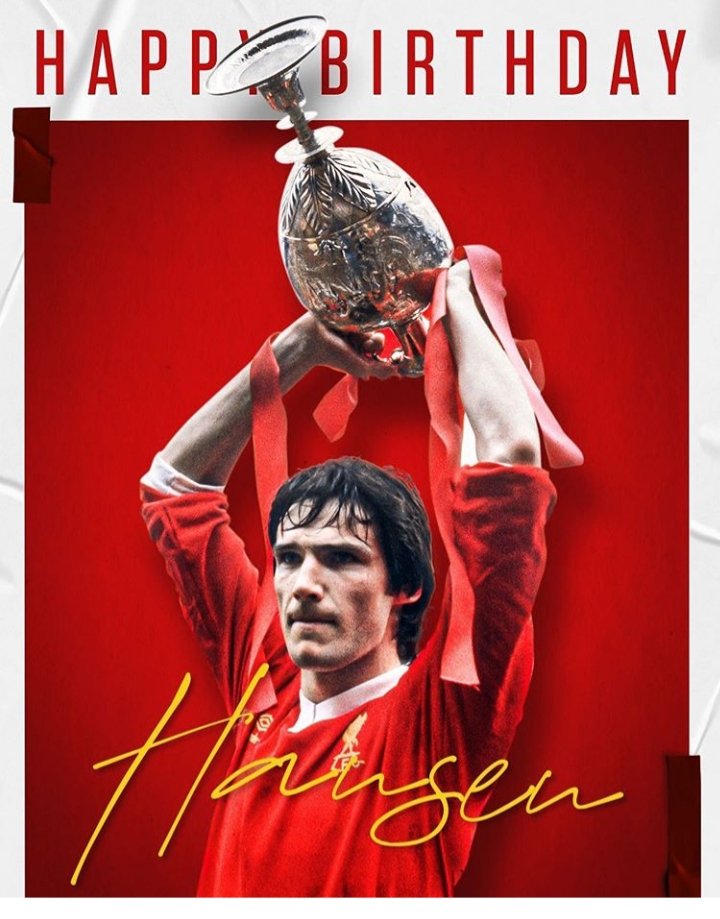 Happy birthday to the best defender in the world YNWA Alan Hansen 