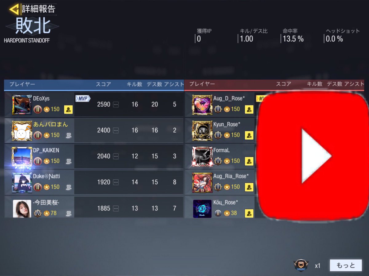 vamos_codm's tweet image. 【スクリム】Roselia様
　GGL BO3   結果:0-3 敗北
　対戦ありがとうございました。
#CoDモバイル 
#CoDmobile
#CoDモバイルスクリム