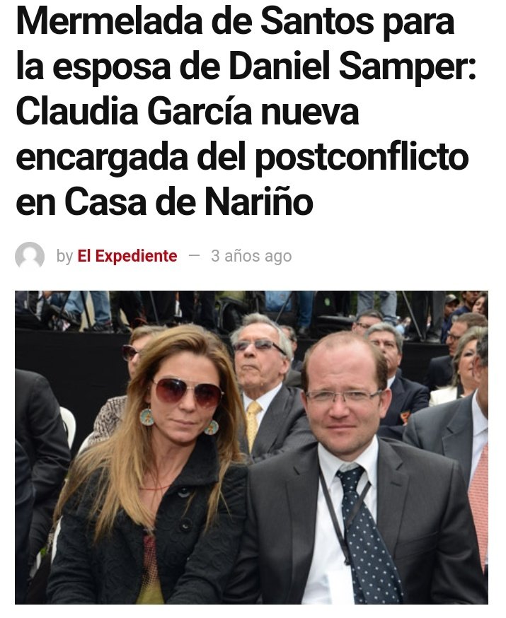 NegroLopezA's tweet photo. @DanielSamperO Falta de transparencia y doble rasero la suya al no contarle al país que su frentera defensa al gobierno santos obedecía a millonarios contratos entre su esposa con el gobierno. 
Sin estar obligado a hacerlo. ¿No? https://t.co/R04BaXf3nX