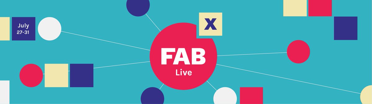 FabFndn's tweet image. SAVE THE DATE July 27-31, 2020
FABXLive: our first-ever online global conference! 

Stay connected, reflect and engage deeply around Fab Lab Network responses to COVID-19, the current state of the world and our vision for the future. 

Subscribe here: ow.ly/PVvZ50A5e09