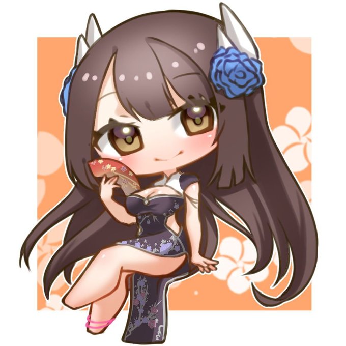 比叡
#アズレン版深夜の真剣お絵かき60分一本勝負 