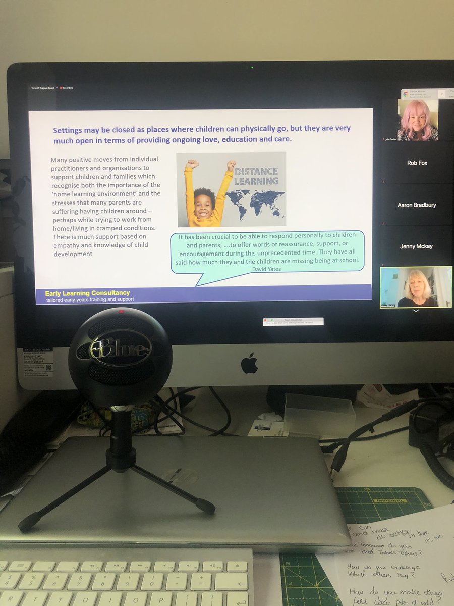 FoxR2020's tweet photo. @HelenMoylett “Let’s listen to what children are telling us” #BrewEdEYOnline #EarlyChildhood #earlyyears #earlyyearsmatters #activechildhooduk https://t.co/WFMmak9Sme