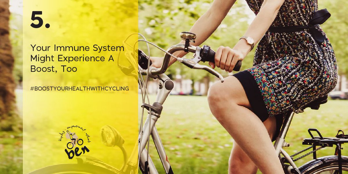 5 Ways Biking Can Boost Your Health. 

Your immune system might experience a boost, 
too: ow.ly/3vs350zXCJ6