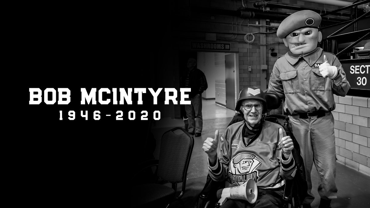 You say Battalion, we say thanks. 

Rest in Peace Bob McIntyre.