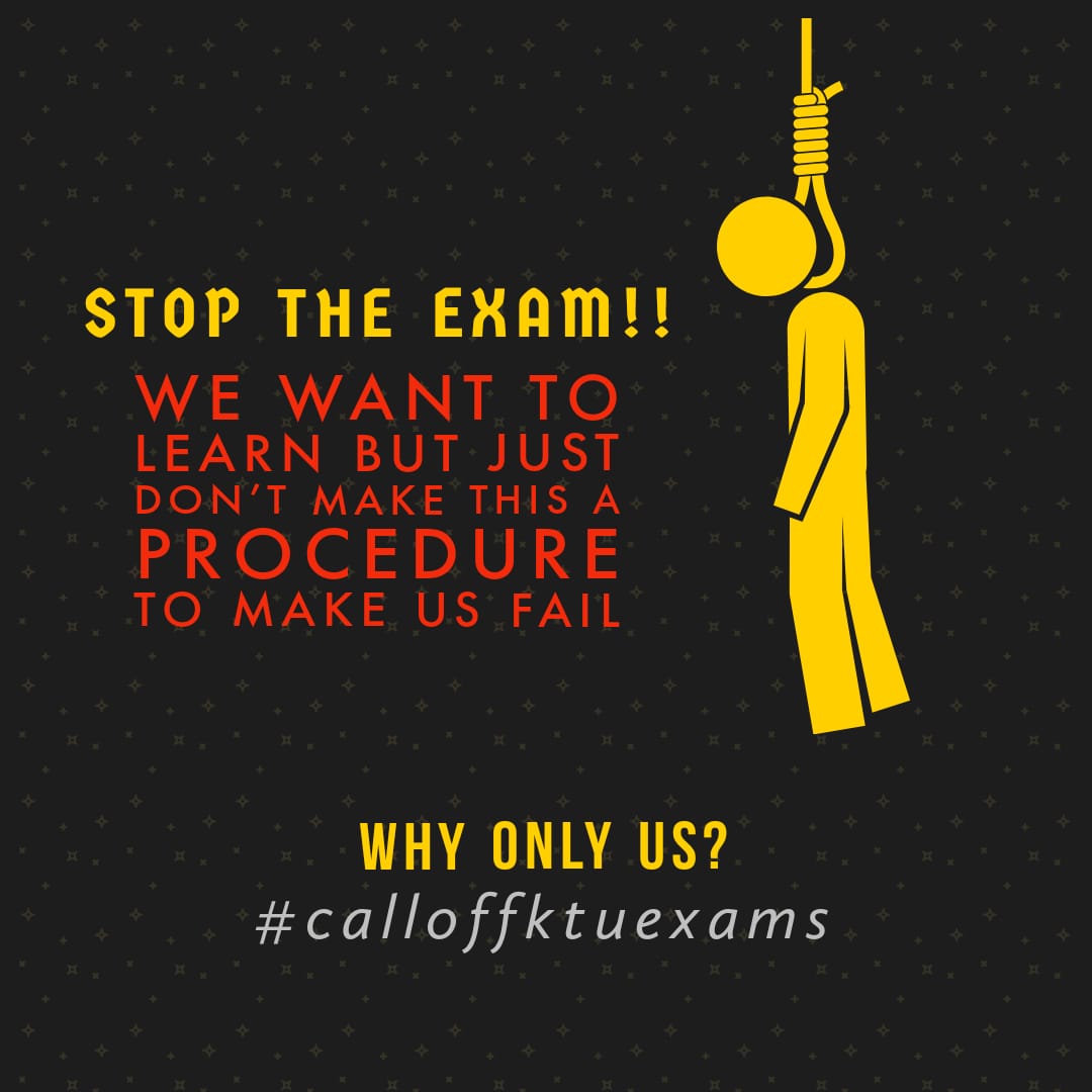m_sreegovind's tweet photo. #calloffktuexams 
We did'nt get enough contact classes. Situations are getting worse. Please don't conduct the exams just to make us fail. There are a lot of problems like:

•Lack of contact classes
•Transportation problem
•Rise in covid cases https://t.co/G8x60THZTu https://t.co/A45h5ixvR7