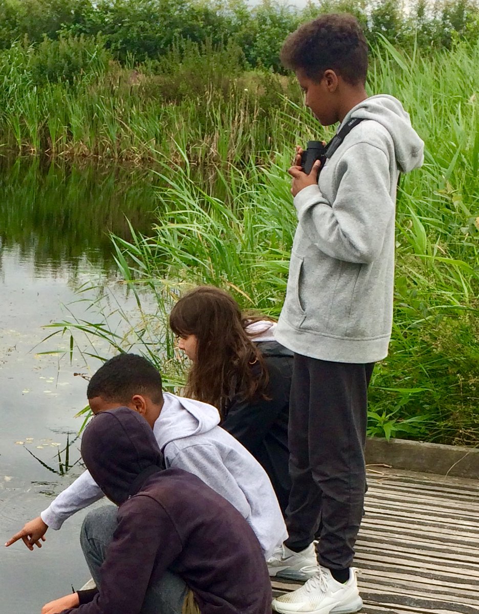 using something the teens are interested in to find a way in eg I organised a workshop with  @iconbristol in an inner-city park called "how to make films & YouTube" which was full. The teens used nature as the forum & got engaged with it, with lots then coming to my next camp 22/