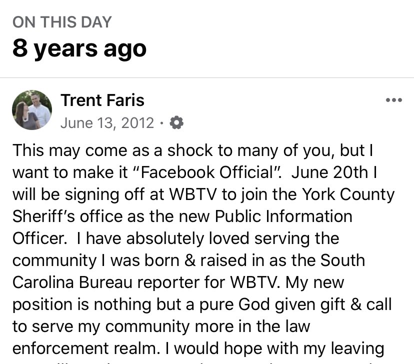 trentfaris's tweet photo. 8 years and I’ve not once ever looked back. I’ve found my calling in life as a #PIO &amp; public servant. Thanks to all the people 8 years ago who made it happen. You know who you are. https://t.co/tGgekXimJG