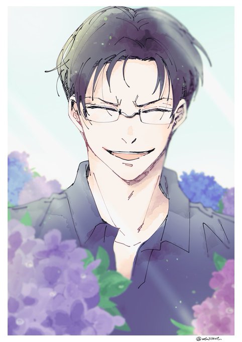 #ワートリ版深夜の真剣お絵かき60分一本勝負

お題:弓場拓磨

「弓場さん、笑って?」 