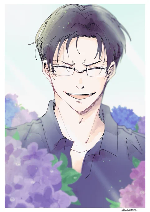 #ワートリ版深夜の真剣お絵かき60分一本勝負

お題:弓場拓磨

「弓場さん、笑って?」 