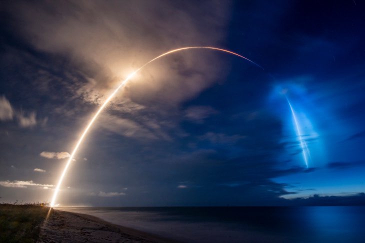 OCSupt's tweet photo. Congrats @SpaceX and @elonmusk for another great launch. We are another launch closer to high speed access. Make the data rain! Our kids need it. I need it. Rural KY needs it. Rural America needs it. The world needs it. #HighSpeedAccess #Broadband #MakeTheDataRain https://t.co/QTJYf9wd8J