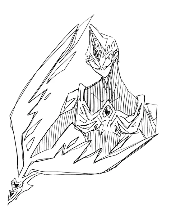 さっきのノア様の描き方ちょっとええやんってなったってやつなんだけどまたちょっと違うな…… 