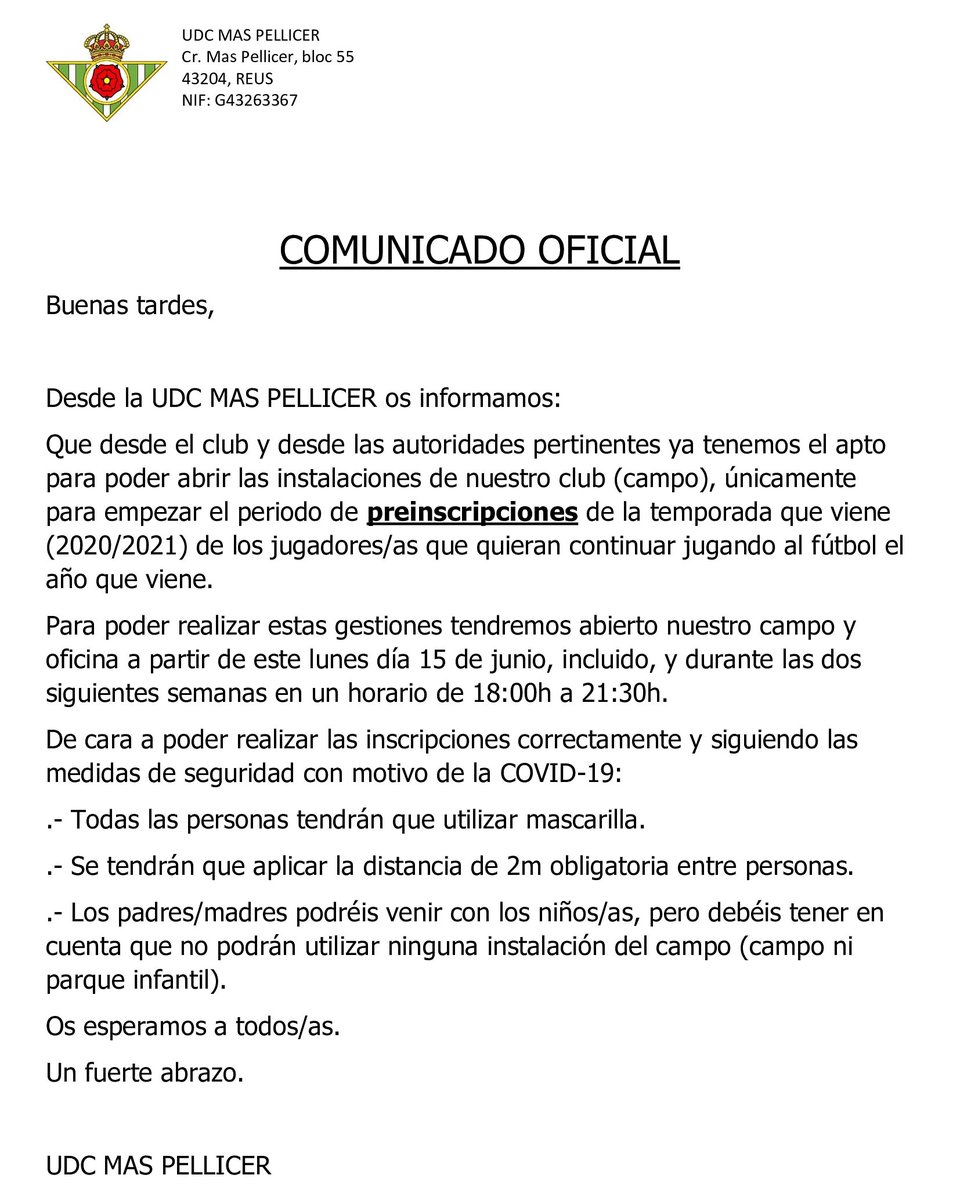 Información importante!!!!