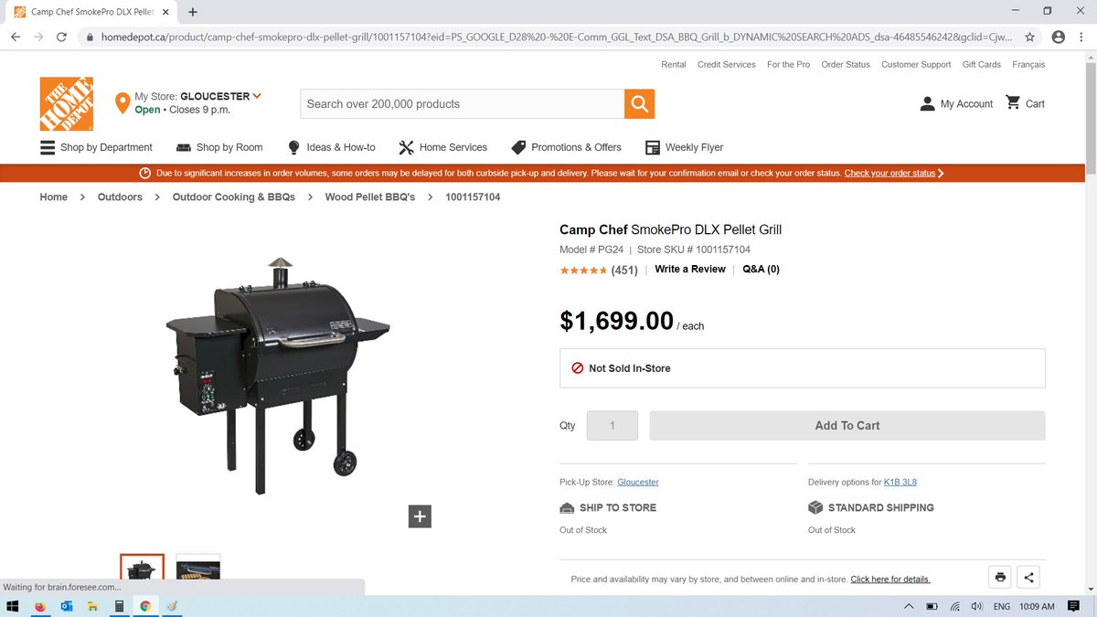 ajicles's tweet photo. @HomeDepotCanada Why is there a $1000 difference after currency conversion for this... and many other Pellet Grills? https://t.co/f7zcQ7XsXn