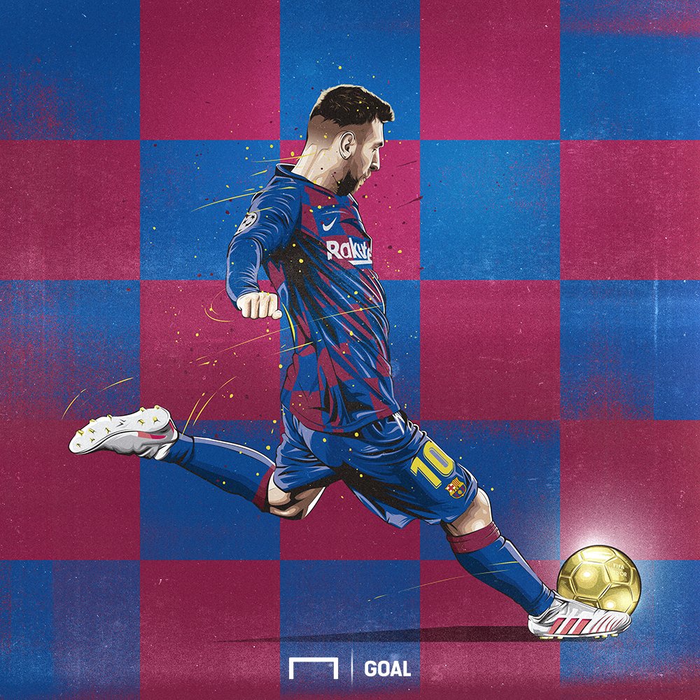 goal's tweet image. Three hours until Lionel Messi and Barcelona are BACK 🤩