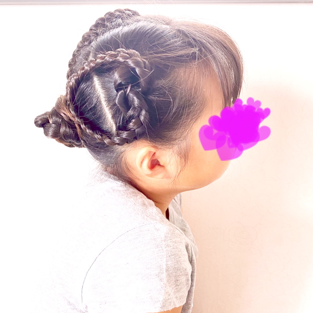 ヘアアレンジfor Kids ハートアレンジのまとめ髪 ー アメブロを更新しました 子供のヘアアレンジ T Co Pbiersk9md T Co Suvj5vf5sc Twitter