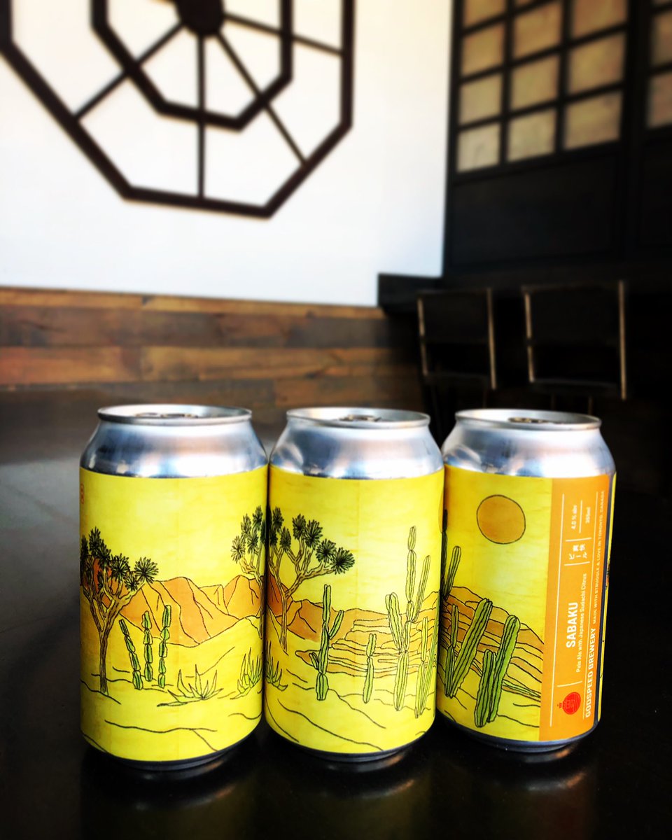 Welcoming our new refreshing Summer Pale Ale with Japanese Sudachi Citrus. Sabaku 砂漠 (meaning “Desert” in Japanese) is somewhat of a cousin to our Yuzu Saison, with bright, vibrant, pink grapefruit-like and  peppery notes. Another one, please! Cheers!