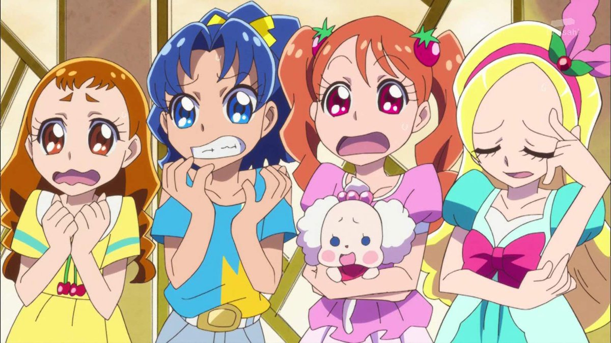 プリキュアオールスターズ Pas Twitterissa 比較的高身長なスイプリ中学生組と 比較的低身長なプリアラ中学生組 変身前のみ比較的低 身長な魔法プリ
