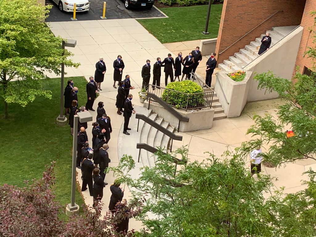 CFOTChicago's tweet image. A sacred moment for the Messengers of the Kingdom before their Commissioning and Ordination. #CentralCommissioning #CentralMOK