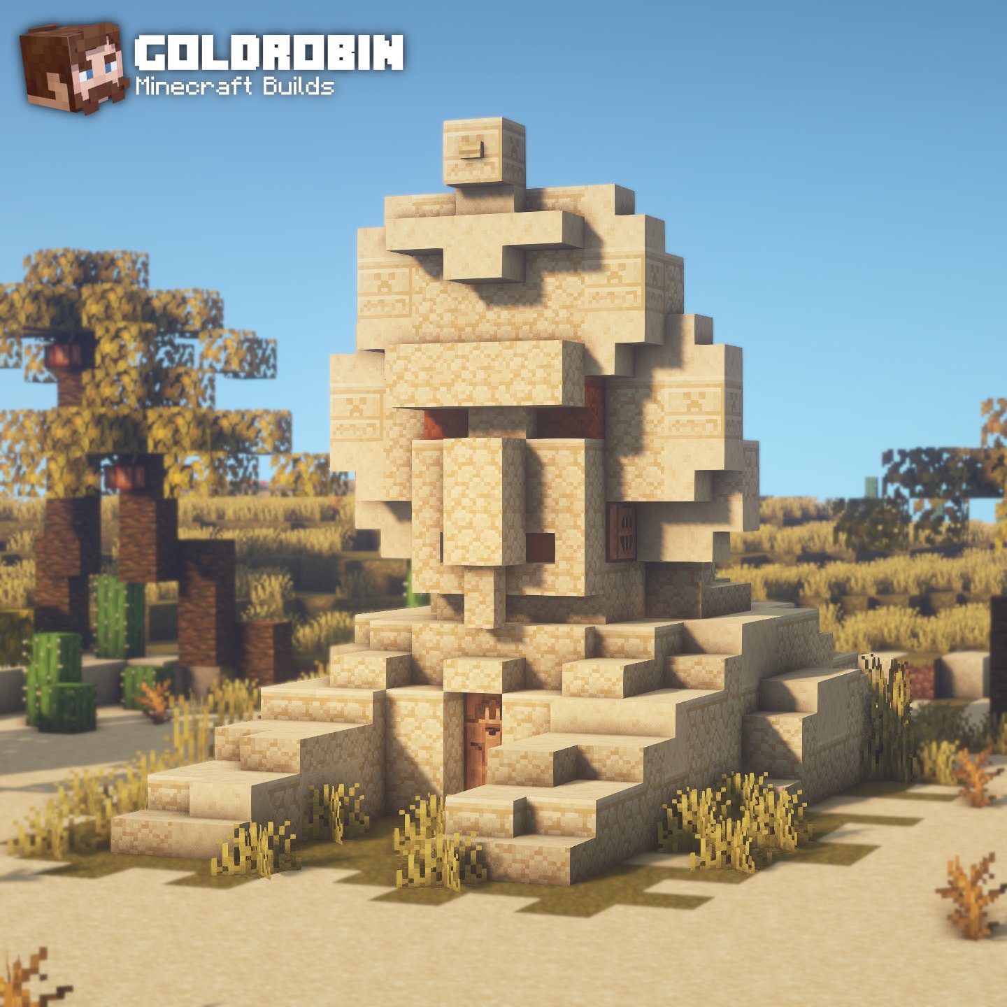 Goldrobin Villager Sphinx Minecraft Minecraftbuilds Goldrobin Villager Sphinx Minecraft Minecraftbuilds