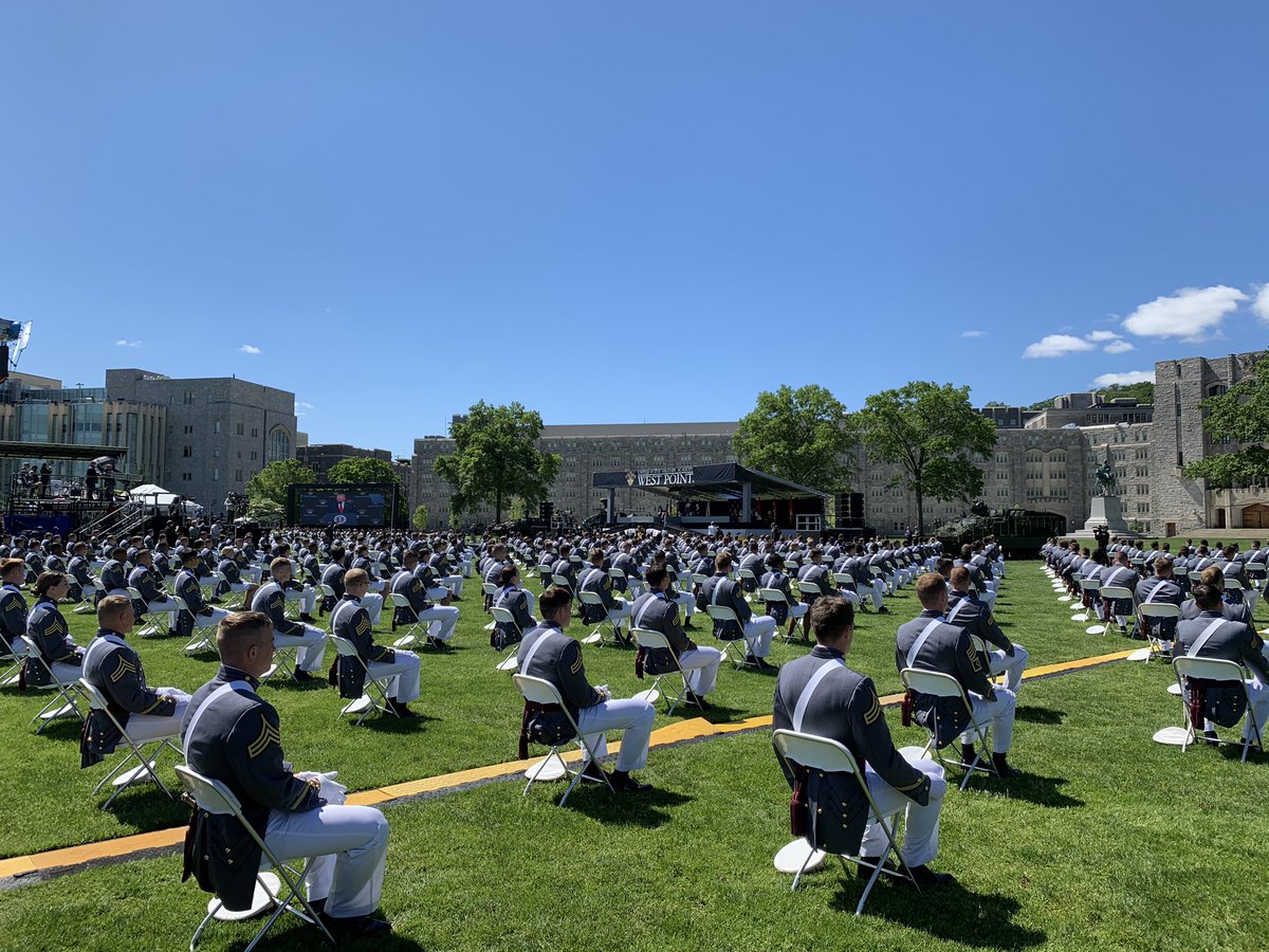 .<a href="/realDonaldTrump/">Donald J. Trump</a>: On behalf of our entire nation, let me say CONGRATULATIONS to the incredible West Point Class of 2020!