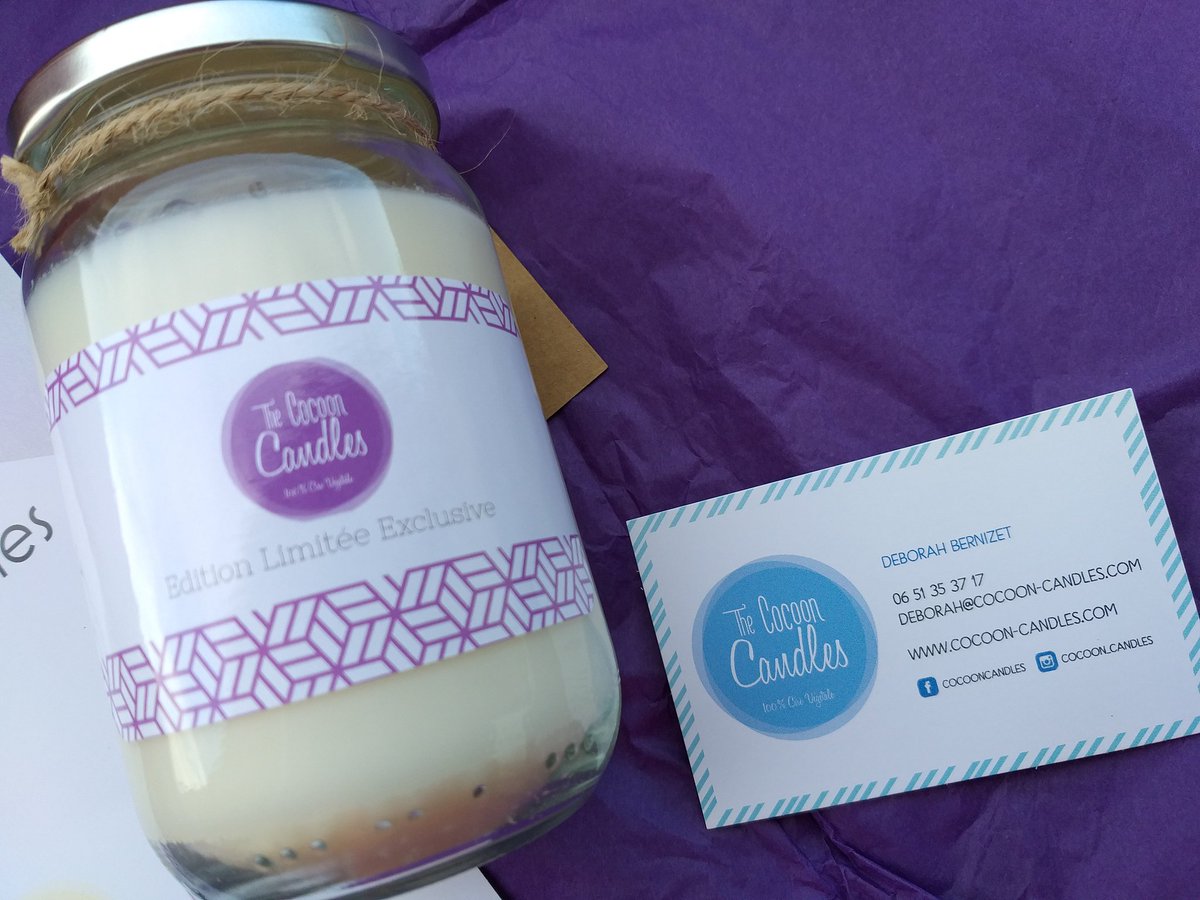 djoudjou2530's tweet photo. 🤗 j'ai reçu ma bougie cocoon candles muguet, gagnée lors d'un concours.
Packaging sympa, odeur très agréable, bougie bio 🤩
#bougie #bougieparfumee #bougieaddict #deco #cocooning #cocooningtime #muguet https://t.co/YmwtFwWcrw