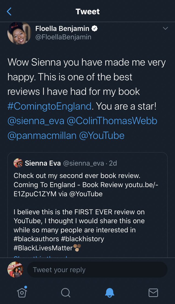 Ok so this happened to day 😱

I think I’m officially the happiest girl that ever lived! Thank you <a href="/FloellaBenjamin/">Floella Benjamin</a>