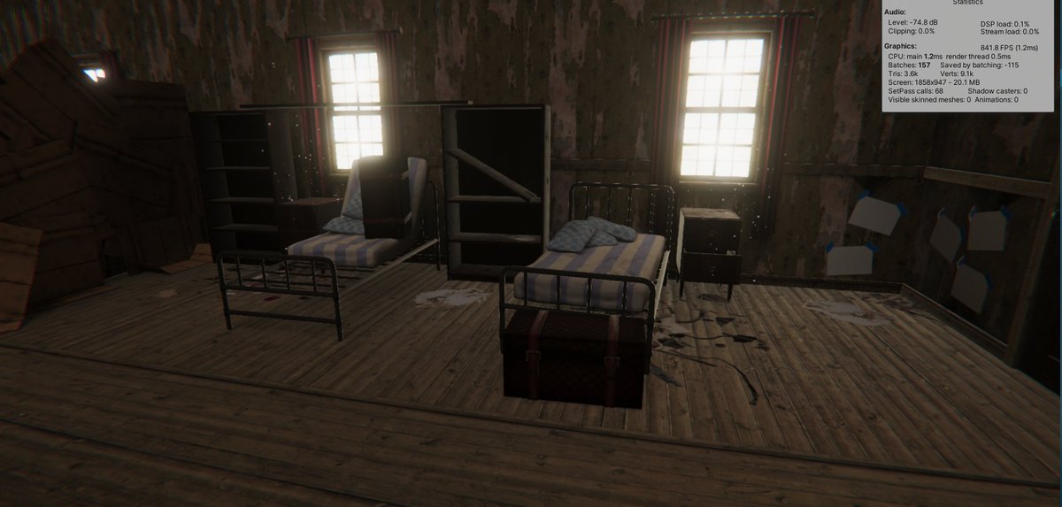 RagboyStudios's tweet photo. What should we put on the shelves, we already have some book props done. #indiegame #gamedev #3d #gameart #horrorgame #ragboy https://t.co/9TP1o52XHk