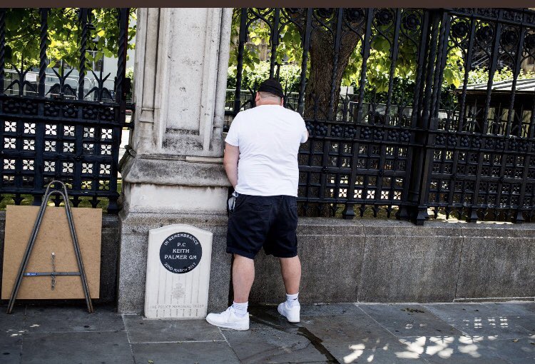 Absolute shame on this man.

Of all the images to emerge over these few testing days I find this one of most abhorrent.

Please help identify him.
