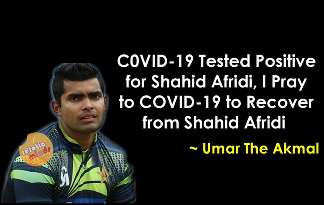 JayBhavariya's tweet photo. 🤣😂 
#shahidafridi @KamiAkmal23 @SAfridiOfficial #COVID19 #COVID19Pakistan @WHO https://t.co/R5ho7VzbvD