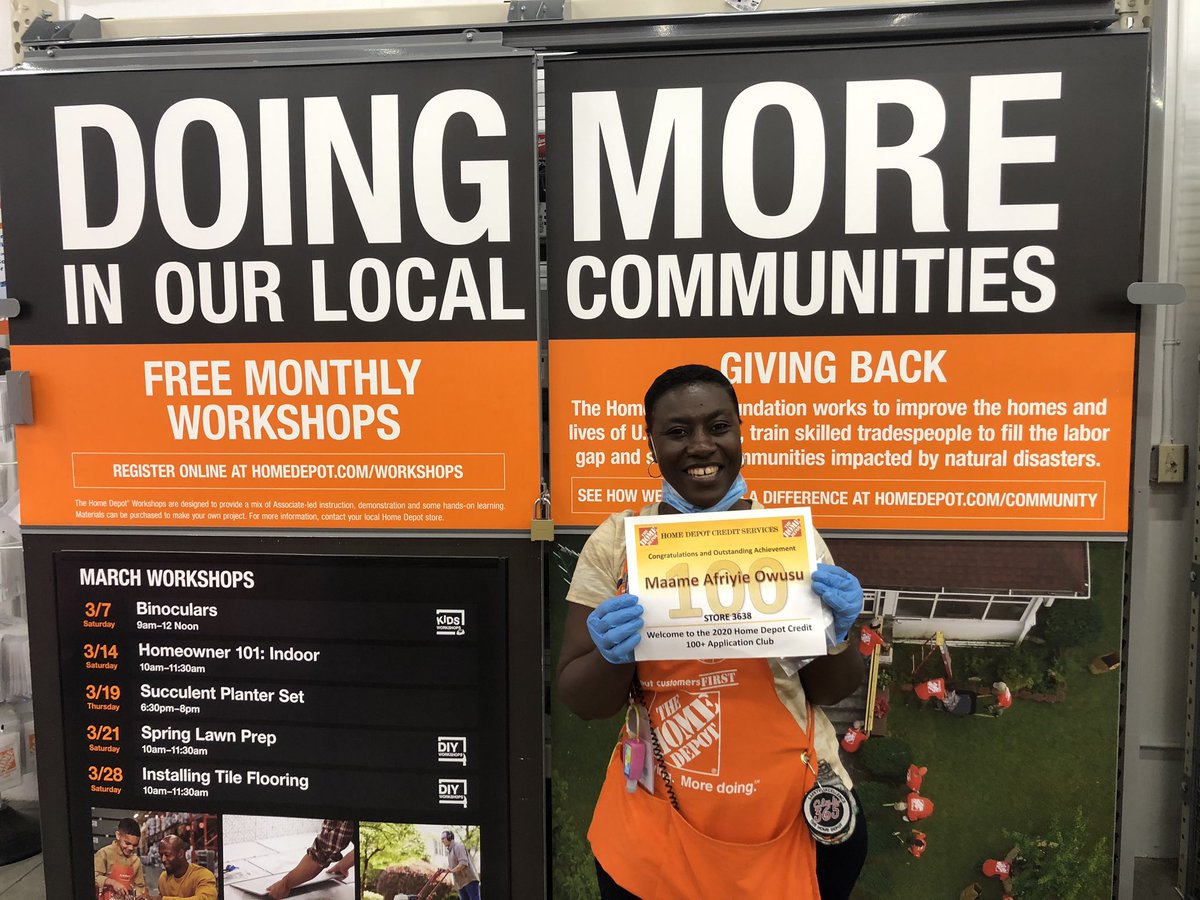 NomoreOrange24's tweet photo. Congrats to these two Amazing Associates, Maame and Elva for being in the top Q1 credit producers! Great Job Ladies and Thank You for driving the customer experience. @THD_HXT @WebbfWebb @ErinWatsonHDHR @DavidBe19144310 https://t.co/Am8JyHMg7N