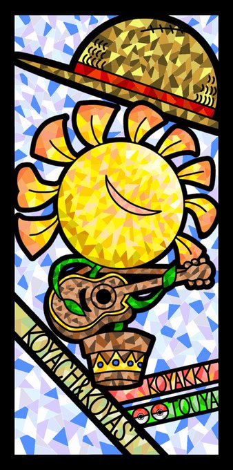 ステンドグラスのtwitterイラスト検索結果