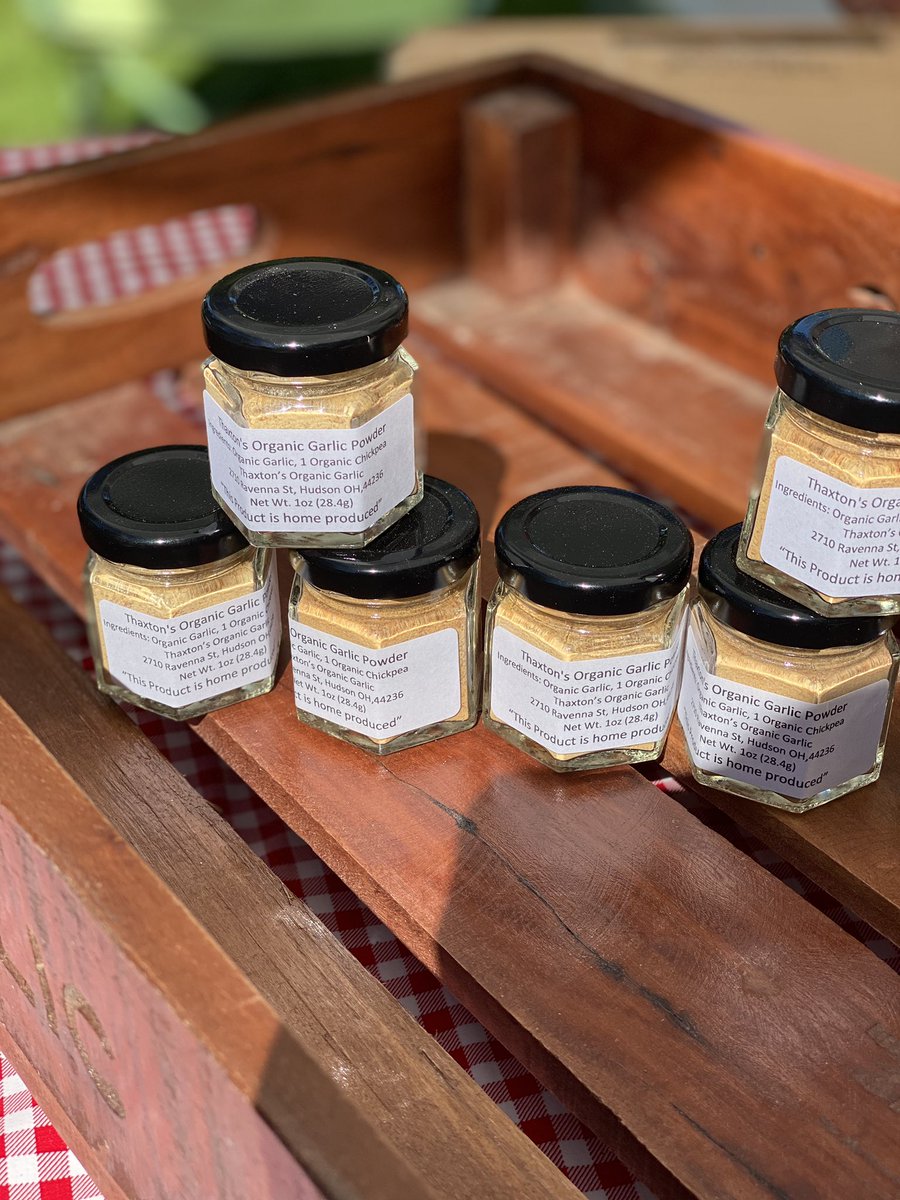 HFMNow's tweet photo. It’s 11:24am. Do you know where your @ThaxtonsOrganic garlic powder is? https://t.co/SKfFG3NjsW
