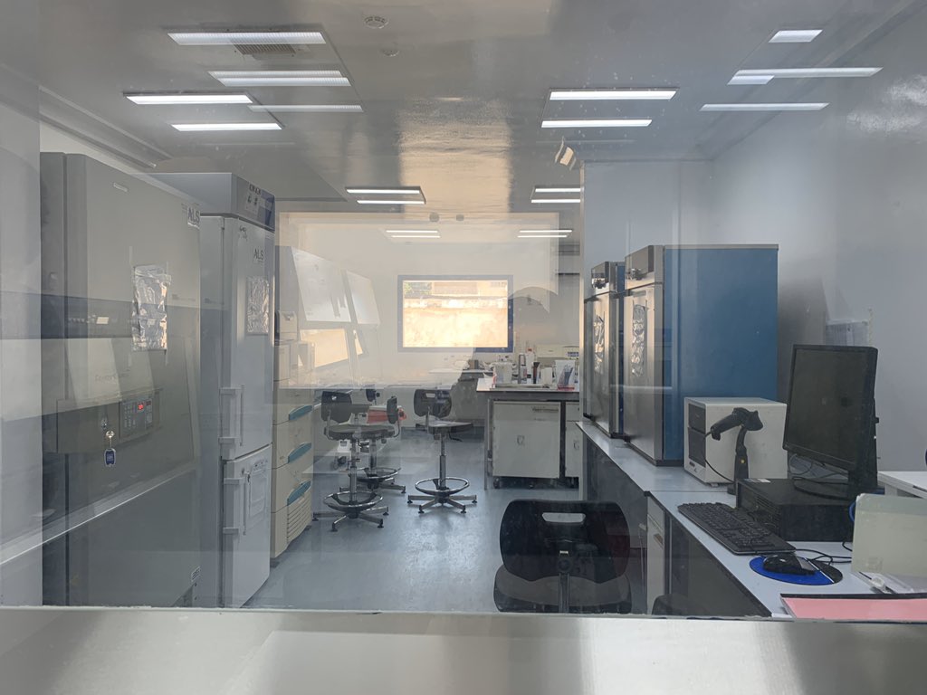 WHOGAMBIA's tweet photo. A milestone in the #COVIDー19 response in #Gambia. The launching of the National Public Health Reference Laboratory for #COVID19 testing #Capacitybuilding #Laboratory #TestTraceIsolate https://t.co/vMxGR5ANFQ