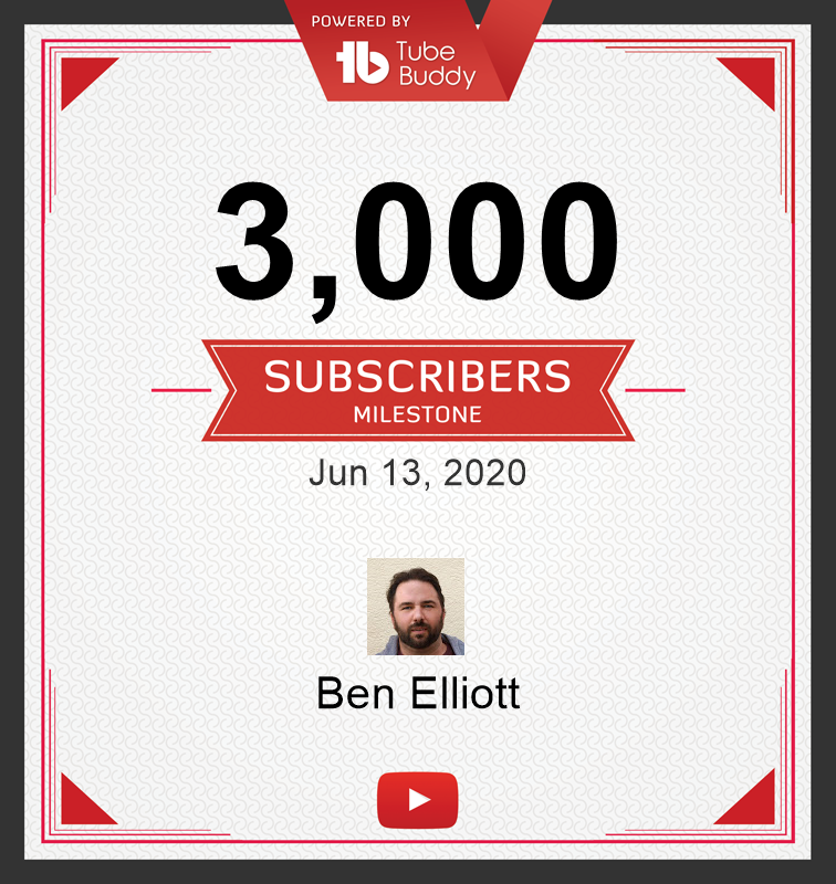 beninbaignes's tweet photo. Going in the right direction. Had better keep doing what I'm doing and try to get some more. #youtube #youtubesubscribers #imonyoutube https://t.co/PZ4ml9sUl7