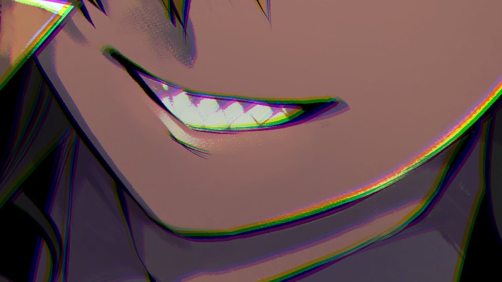 #このタグを見た人は自分の絵柄の口部分を見せる 