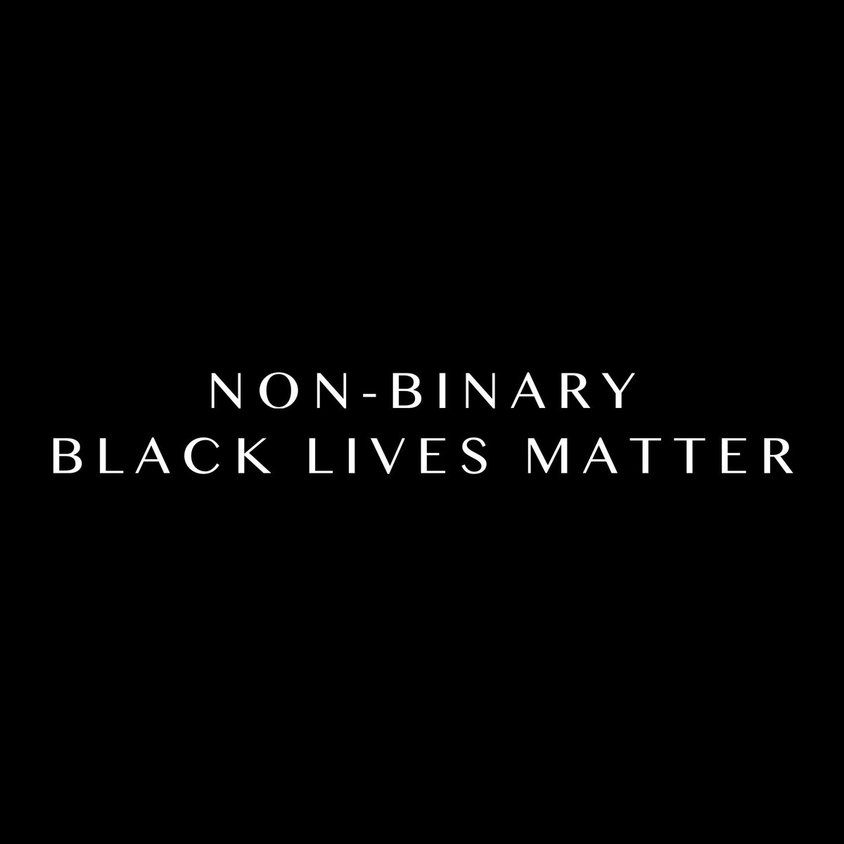 QueerlyHealth's tweet photo. 🖤
#NonBinaryBlackLivesMatter
#AllBlackLivesMatter
#BlackLivesMatter https://t.co/ZjQzqlL1NQ
