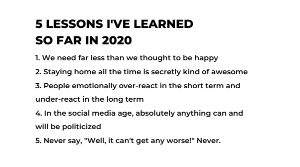 Markmanson's tweet image. Fuck and it's still only June...