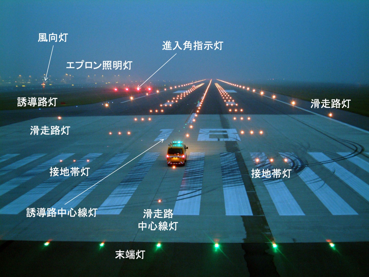 誘導路灯　航空　飛行機　空港　灯火 タワーマン on X: 