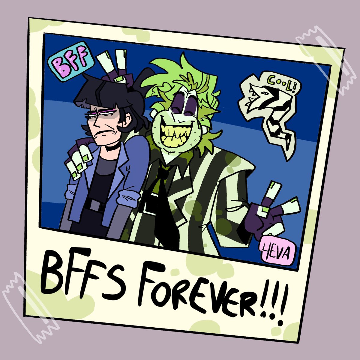 squidsmeister's tweet photo. I’ve seen a few calls for a beetlejuice cartoon reboot and well.. if the juice is loose! https://t.co/HIiUdC0RWc