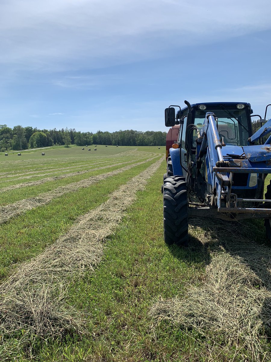 Nice day to help a neighbour with baling #haying2020