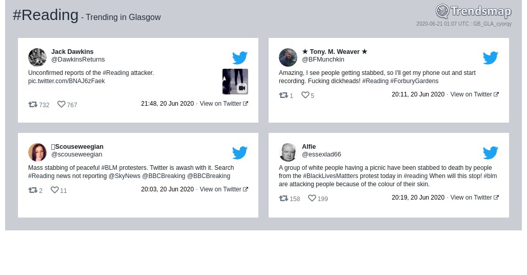 #reading is now trending in #Glasgow

trendsmap.com/r/GB_GLA_cyorqy