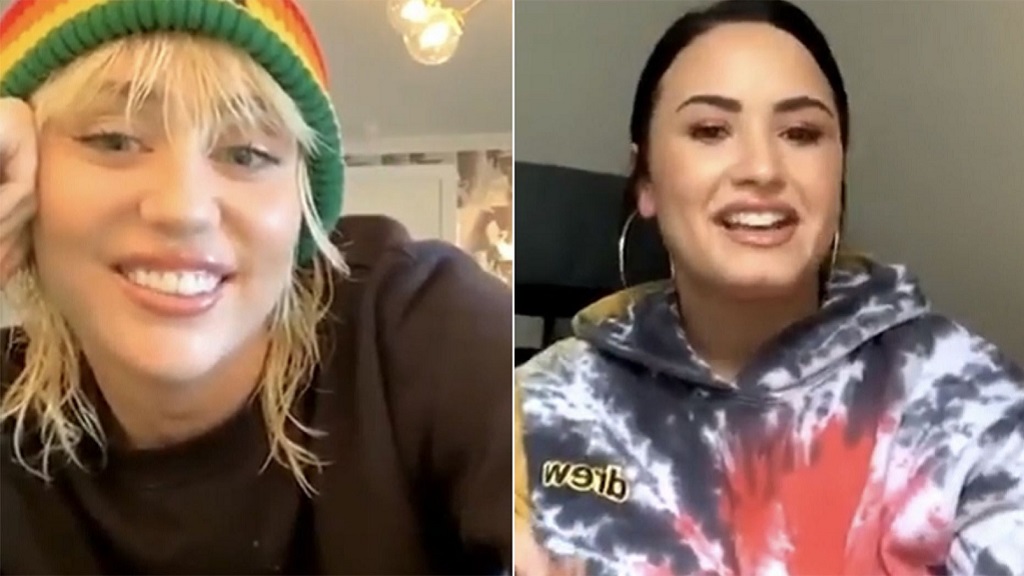 March 2020: Miley spoke with many familiar names during her “Bright Minded” series - including several who have already been mentioned or are connected to this timeline including Selena Gomez, Demi Lovato, Emily Osment, and Hailey Bieber.