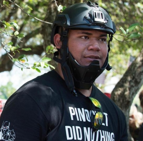 1: Tusitala "Tiny" Toese - Runs with patriot prayer and proud boys. Recently seen violating parole, having been barred from protests ( https://twitter.com/Figure2A/status/1270057399575928835). Below are links describing recent  #BLM agitation, & a RCA PB expose. https://firestormonfash.noblogs.org/post/2020/06/09/tusitala-tiny-toese-vancouver-wa/ https://rosecityantifa.org/articles/pb-2/ 