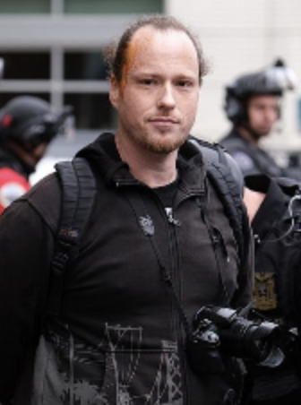 16: Brandon "Optics Media" Farley - far-right "journalist." Various charges of sexual misconduct. Regularly agitates at antifascist actions. Recently hit with rubber bullet at  #BLMprotests in PDX, and has not had boots on the ground since. ( https://rosecityantifa.org/tags/brandon-farley/)